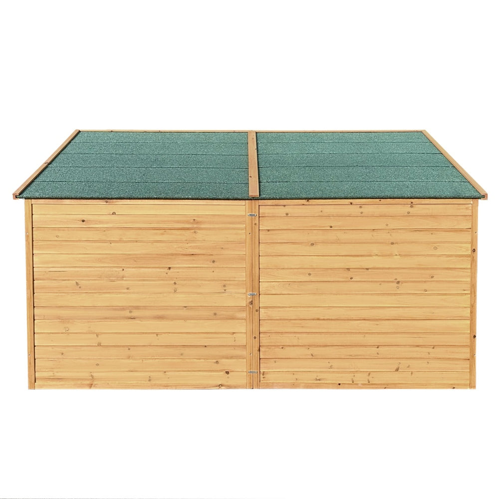 i.Pet Dog Kennel Extra Large 2.28M Wooden House Bed Outdoor Pet Puppy Cabin Log PET-GT-DH228-WOOD-AB