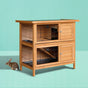 i.Pet Rabbit Hutch Chicken Coop 91.5cm x 45cm x 82cm Chicken Coop Large Wooden House Run Cage PET-GT-RHT1240