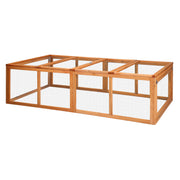 i.Pet Chicken Coop Rabbit Hutch 180cm Extra Large Wooden Chicken House Run XL Hen Cage PET-GT-RR-4