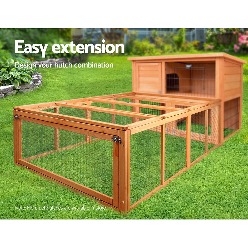 i.Pet Chicken Coop Rabbit Hutch 180cm Extra Large Wooden Chicken House Run XL Hen Cage PET-GT-RR-4