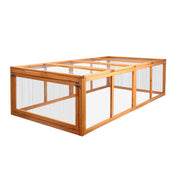 i.Pet Chicken Coop Rabbit Hutch 180cm Extra Large Wooden Chicken House Run XL Hen Cage PET-GT-RR-4