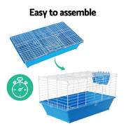 i.Pet Rabbit Cage 88cm Indoor Guinea Pig PET-RAB-CAGE-H97