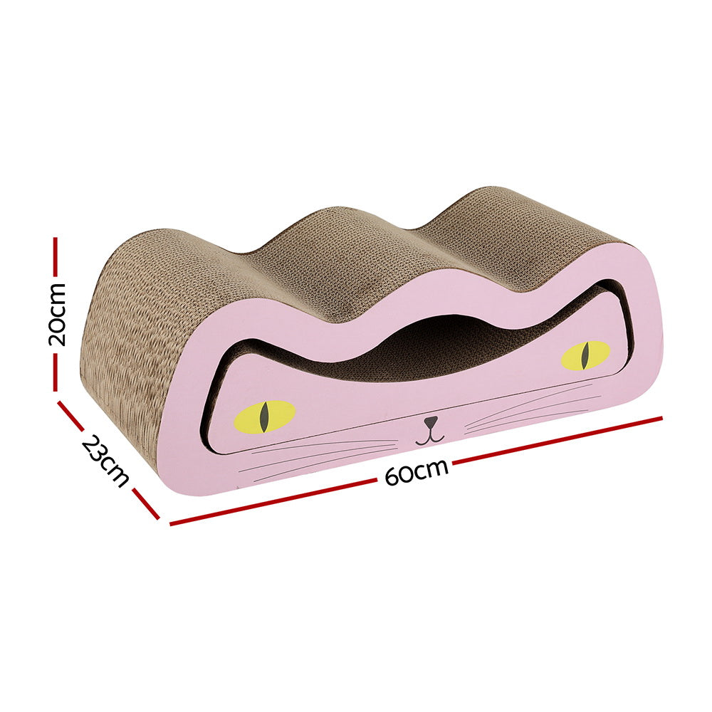 i.Pet Cat Scratching Board Scratcher Cardboard Kitten Indoor Climbing Pad Catnip PET-SCRATCH-60-PK