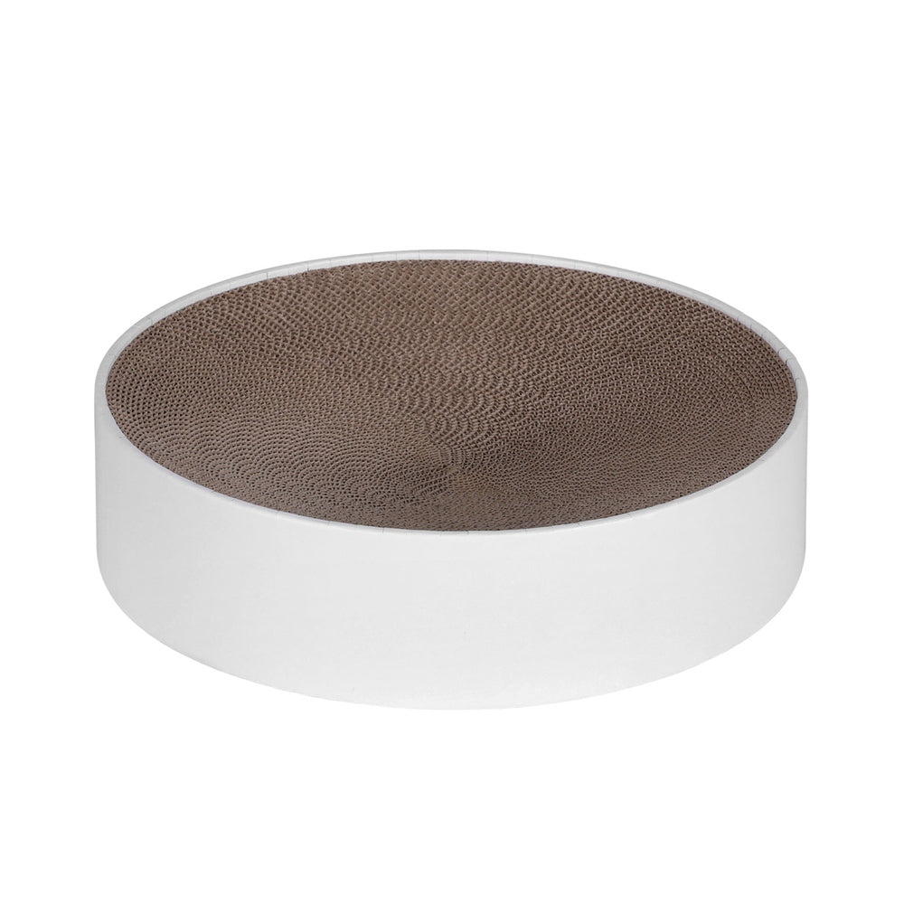 i.Pet Cat Scratching Board Scratcher Cardboard Kitten Indoor Round Bed Catnip PET-SCRATCH-ROUND41-BR