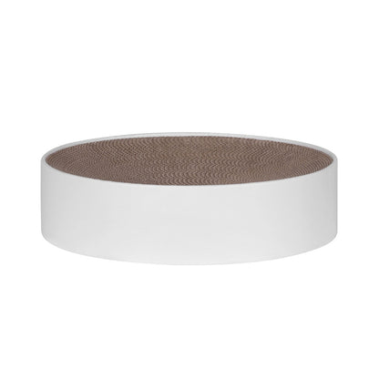 i.Pet Cat Scratching Board Scratcher Cardboard Kitten Indoor Round Bed Catnip PET-SCRATCH-ROUND41-BR