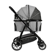 i.Pet Pet Stroller Dog Pram Large Cat Carrier Travel Pushchair 4 Wheels Foldable PET-STROLLER-103-GR