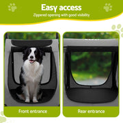 i.Pet Pet Stroller Dog Pram Large Carrier Cat Travel Foldable Strollers 4 Wheels Trolley PET-STROLLER-112-BW