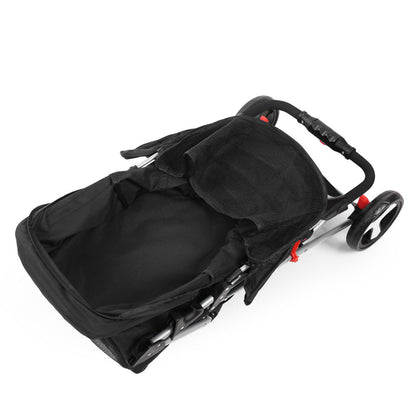 i.Pet 4 Wheel Pet Stroller - Black PET-STROLLER-4WL-BK