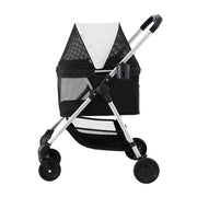 i.Pet Pet Stroller Pram Dog Cat Carrier Cage Large Travel Pushchair Foldable 4 Wheels PET-STROLLER-92-BW