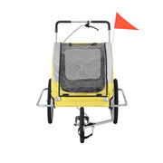 i.Pet Pet Bike Trailer Dog Stroller Pram Bicycle Large Travel Cycling Foldable PET-STROLLER-TR-3WL-M-GR