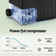Portable Fridge 30L Bar Fridges Camping Freezer 12V/24V/240V PFN-A-30-BK