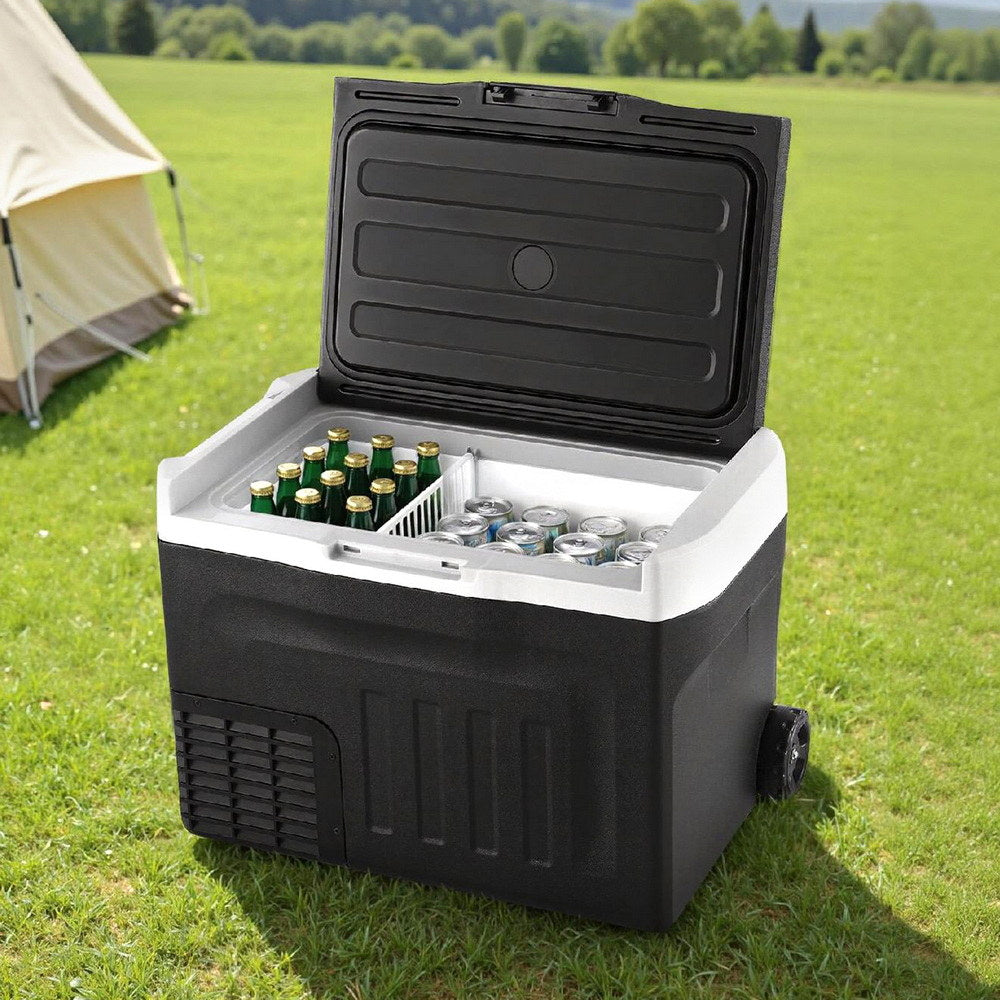 Portable Fridge 30L Bar Fridges Camping Freezer 12V/24V/240V PFN-A-30-BK