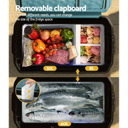 Glacio 40L Portable Fridge Freezer Fridges Cooler Camping 12V/24V/240V Caravan PFN-E-CL-M-BK