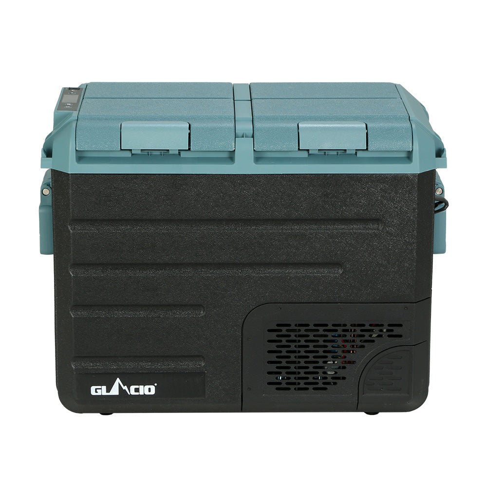 Glacio 50L Portable Fridge Freezer Cooler Camping 12V/24V/240V Caravan Car PFN-E-CLXL-L-BK