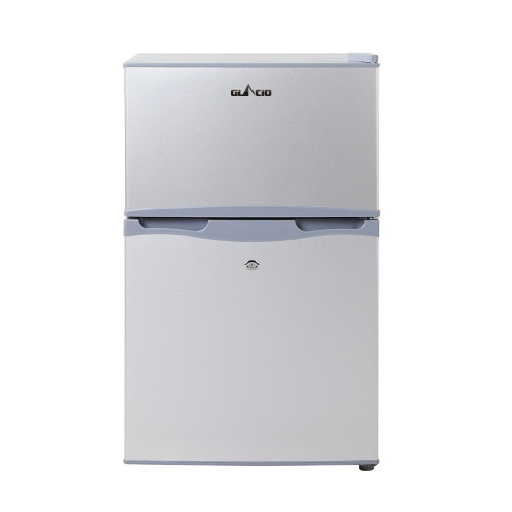 Glacio 65L Portable Fridge Freezer Bar Upright 12V/24V/240V Camping Caravan PFN-F-65-D-SI