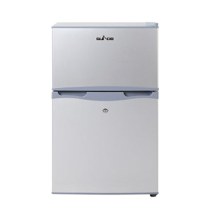 Glacio 65L Portable Fridge Freezer Bar Upright 12V/24V/240V Camping Caravan PFN-F-65-D-SI