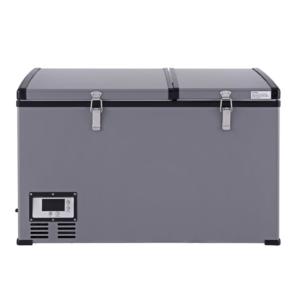 Glacio Camping Fridge 100L Portable Bar Fridges Freezer 12V/24V/240V PFN-G-100-BK