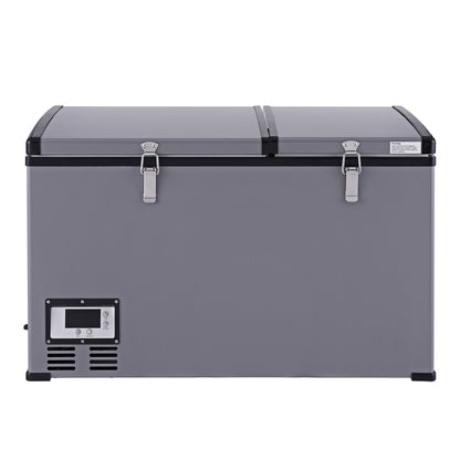 Glacio Camping Fridge 100L Portable Bar Fridges Freezer 12V/24V/240V PFN-G-100-BK