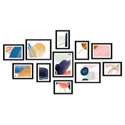Artiss Photo Frames Art Holder 11PCS 5x7" 6x8" 8x10" Black PFS-11F-BK