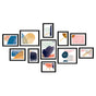 Artiss Photo Frames Art Holder 11PCS 5x7" 6x8" 8x10" Black PFS-11F-BK
