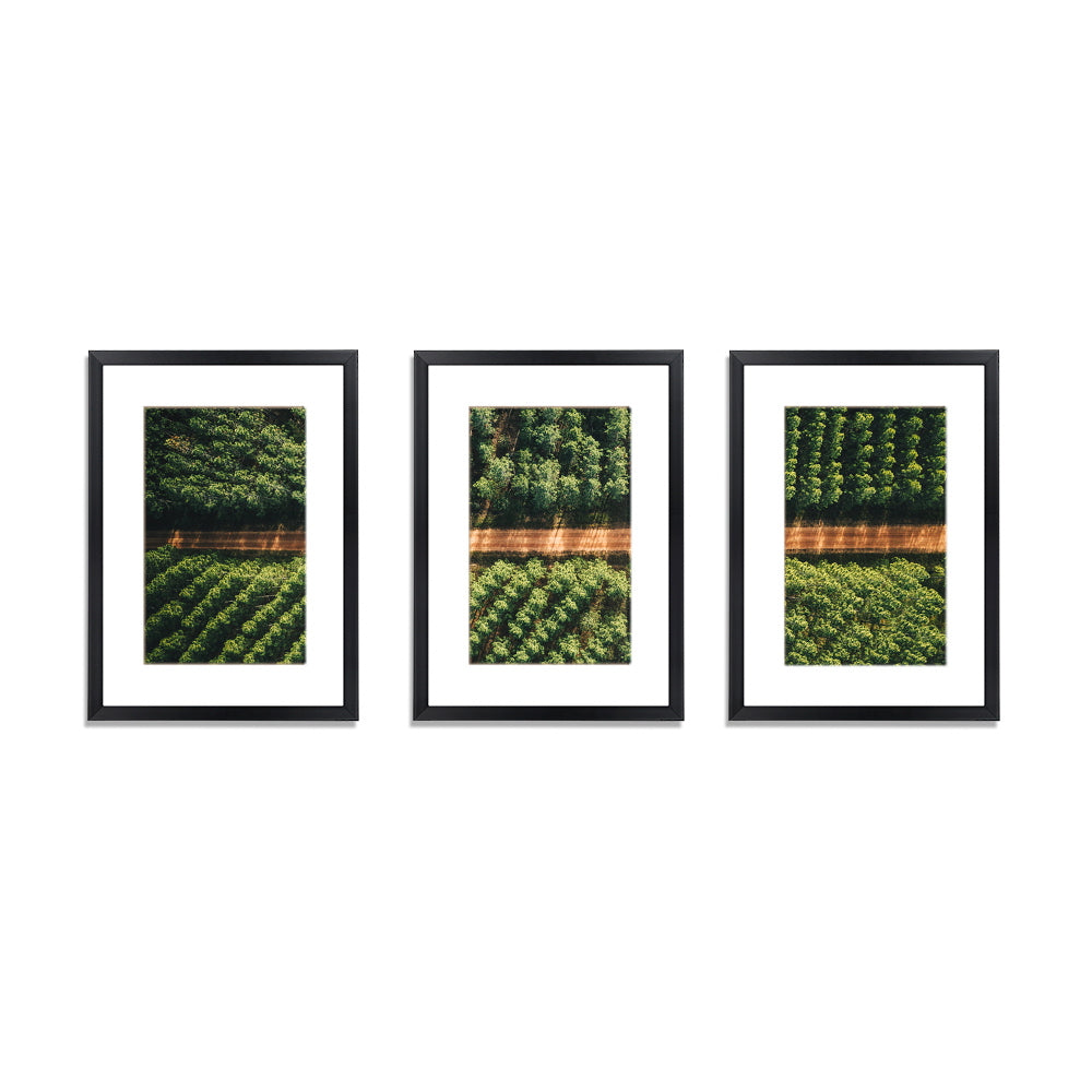 3 PCS Photo Frame Wall Set A3 Picture Home Decor Art Gift Present Black PFS-3F-A3-BK