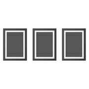 Artiss Photo Frame A4 3PCS Set PFS-A4-3P-BK