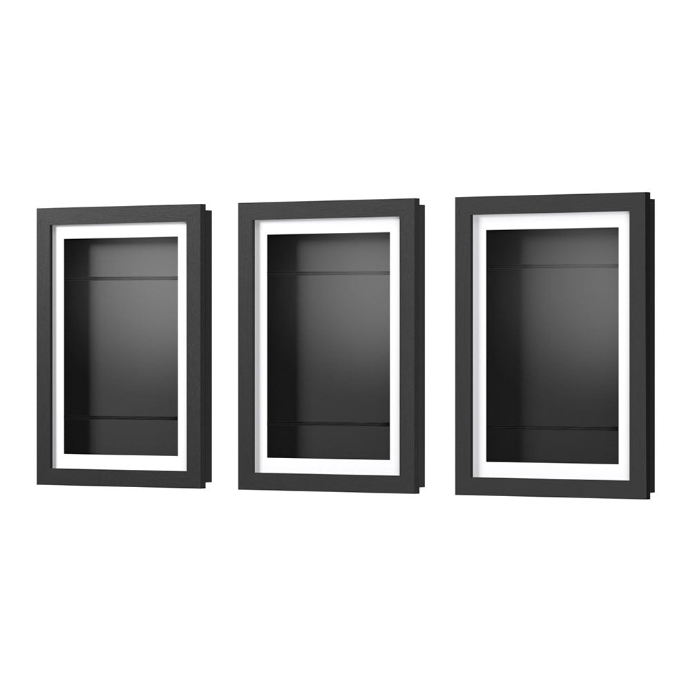 Artiss Photo Frame A4 3PCS Set PFS-A4-3P-BK