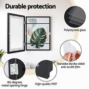 Artiss Photo Frame A4 3PCS Set PFS-A4-3P-BK