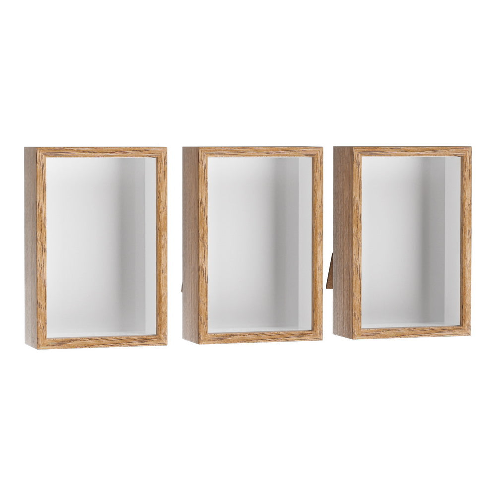 Artiss Photo Frame 3PCS Set 3D PFS-D-3D-H15-3P-WD