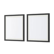 Artiss Photo Frame 2PCS Set Black PFS-D-H40-2P-BK