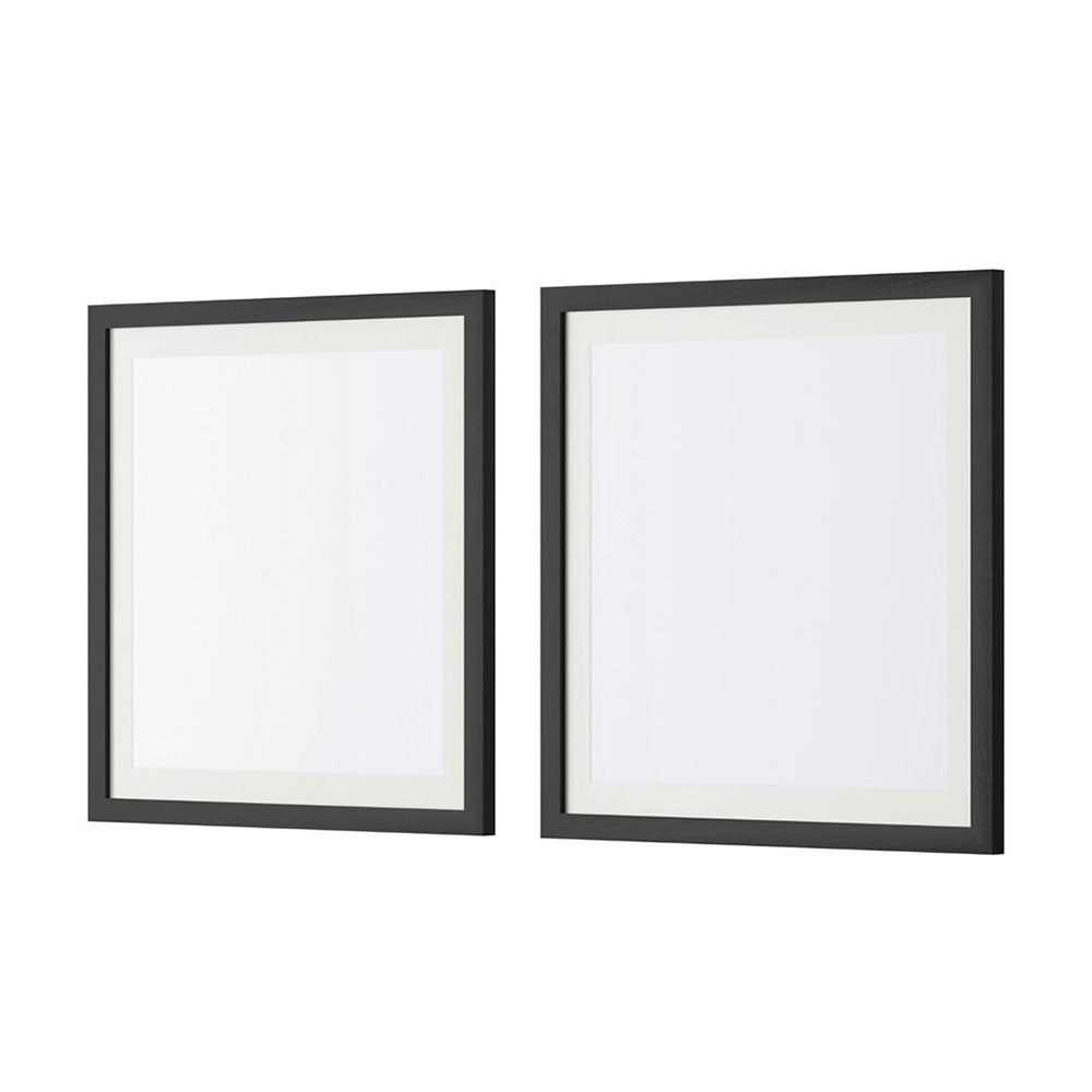 Artiss Photo Frame 2PCS Set Black PFS-D-H40-2P-BK