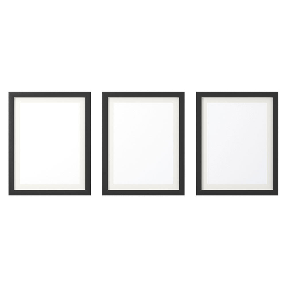Artiss Photo Frame 3PCS Set Black PFS-H38-3P-BK