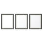Artiss Photo Frame 3PCS Set Black PFS-H38-3P-BK