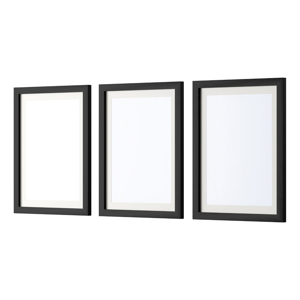 Artiss Photo Frame 3PCS Set Black PFS-H38-3P-BK