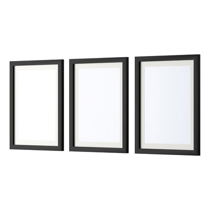 Artiss Photo Frame 3PCS Set Black PFS-H38-3P-BK
