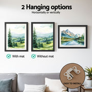 Artiss Photo Frame 3PCS Set Black PFS-H38-3P-BK