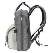 Alfresco 4 Person Picnic Basket Set Backpack Bag Insulated Grey PICNIC-BAG-4PPL-GRWH