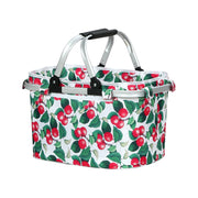 Alfresco Picnic Basket Set Folding Bag Hamper Insulated Food Storage PICNIC-BAG-CLOTH-WHFR