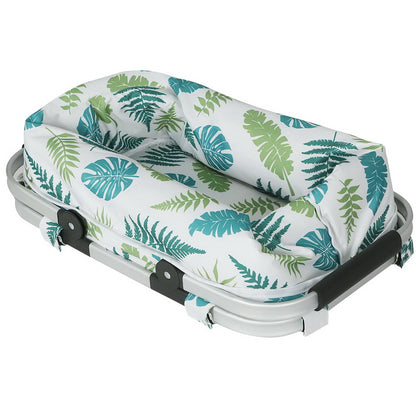 Alfresco Picnic Basket Folding Bag Hamper Insulated Food Storage PICNIC-BAG-CLOTH-WHLE