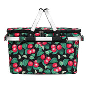 Alfresco Picnic Basket Folding Bag Hamper Insulated Storage Food Cover PICNIC-BAG-COVER-BKFR