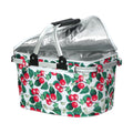 Alfresco Picnic Basket Folding Bag Hamper Insulated Food Cover Storage PICNIC-BAG-COVER-WHFR