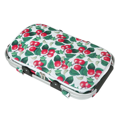 Alfresco Picnic Basket Folding Bag Hamper Insulated Food Cover Storage PICNIC-BAG-COVER-WHFR
