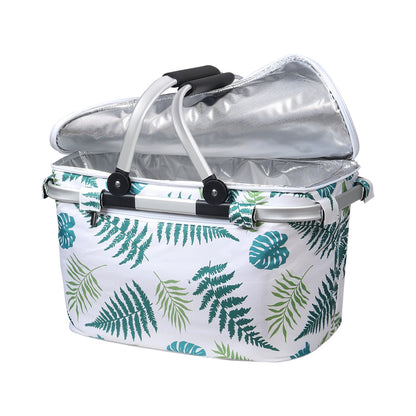 Alfresco Picnic Basket Folding Bag Insulated Hamper Food Cover Storage PICNIC-BAG-COVER-WHLE