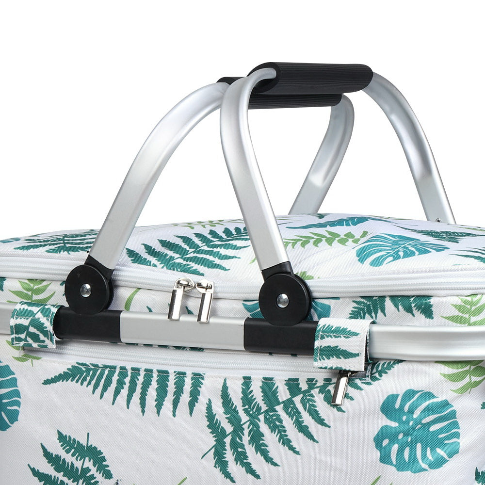 Alfresco Picnic Basket Folding Bag Insulated Hamper Food Cover Storage PICNIC-BAG-COVER-WHLE