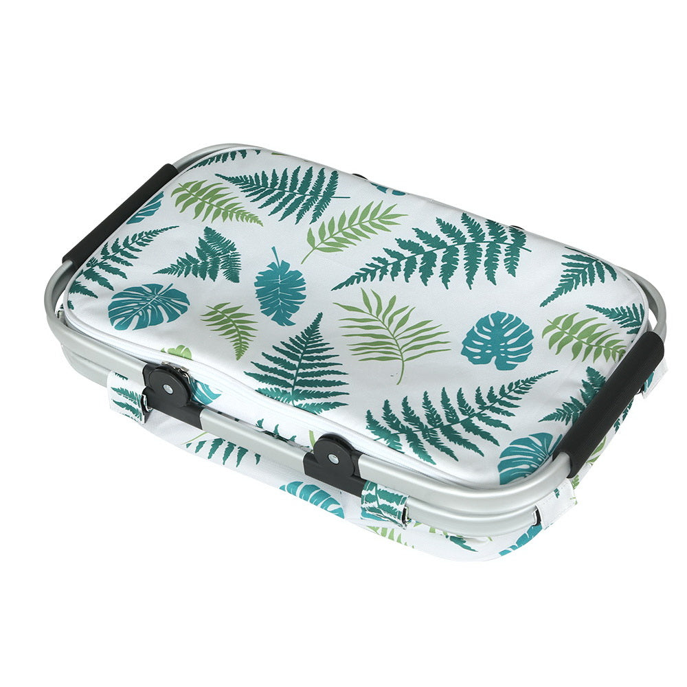 Alfresco Picnic Basket Folding Bag Insulated Hamper Food Cover Storage PICNIC-BAG-COVER-WHLE
