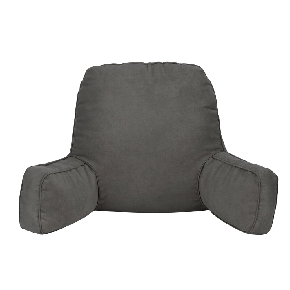 Giselle Reading Pillow Back Rest Lumbar Support Cushion Grey PILLOW-BACK-GY