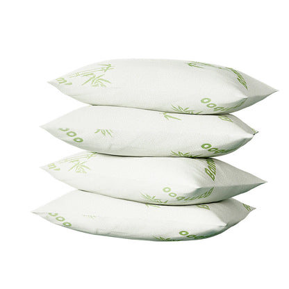 Giselle Bedding 4 Pack Bamboo Pillow Family Hotel PILLOW-BAM-2M2F
