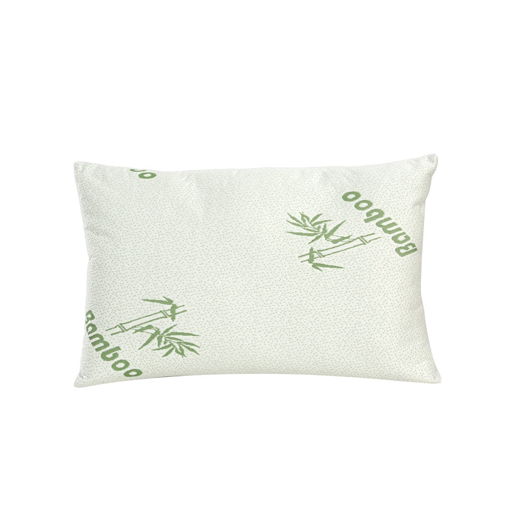 Giselle Bedding 4 Pack Bamboo Pillow Family Hotel PILLOW-BAM-2M2F