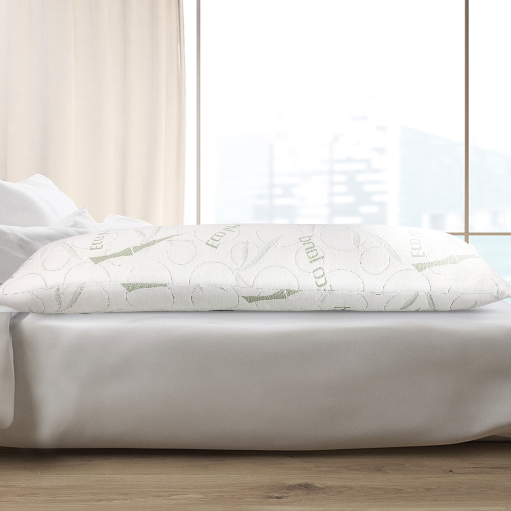 Giselle Bedding Body Support Pillow Bamboo Cover PILLOW-BODY-WH
