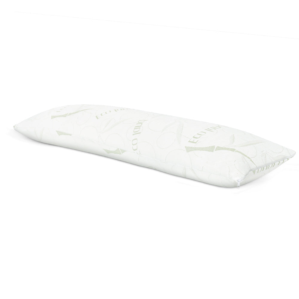 Giselle Bedding Body Support Pillow Bamboo Cover PILLOW-BODY-WH